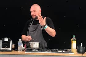 Sam Pullan at North Yorkshire Food and Drink Festival