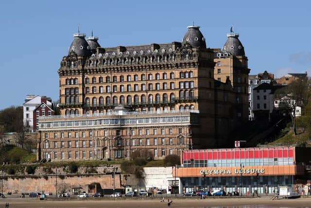 You can’t help but notice The Grand Hotel which looms over the South Bay, conveniently located next to the cliff lift.