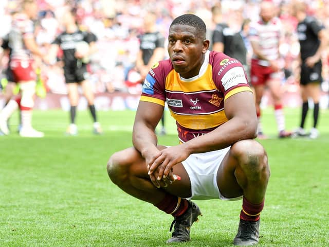 Jermaine McGillvary is on his way out of Huddersfield. (Photo: Will Palmer/SWpix.com)