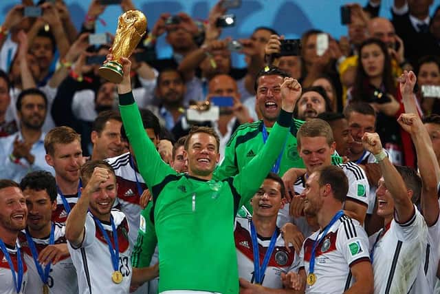 ROLE MODEL: Germany's World Cup-winning goalkeeper Manuel Neuer