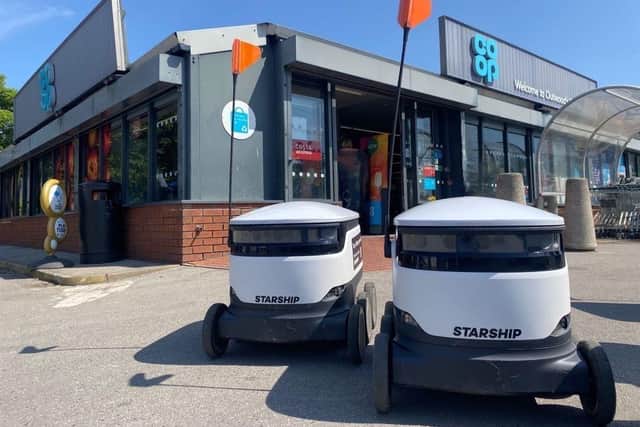The Starship robots allows autonomous grocery deliveries from Co-op