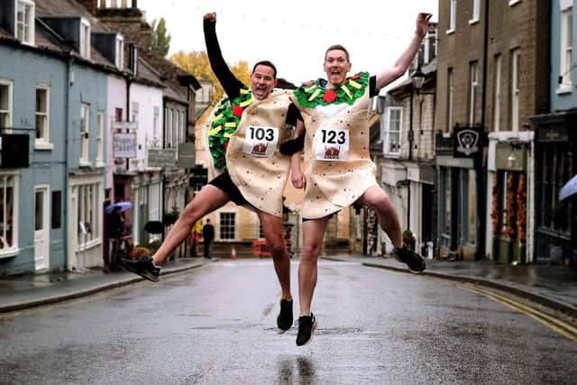 Two attendees dressed as tacos at last year's event. (Pic credit: Richard Ponter / Visit Malton)