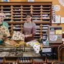 Senior shop assistant Joan Clubley with shop manager  Sue Walker at Ernest Whiteley and Co, Bridlington which is closing in the next few months after trading for around 120 years following the death of owner Ann Clough, photographed by Tony Johnson for The Yorkshire Post.