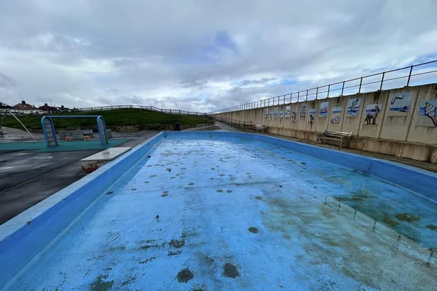 The paddling pool off the Stray, Redcar. Picture/credit: Facebook/Jade Lavan