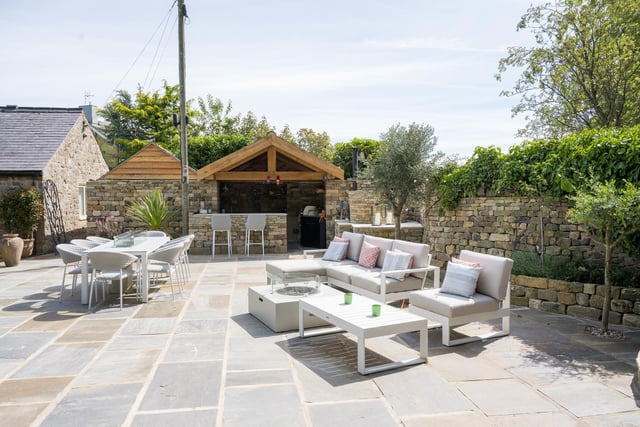 The outdoor terrace is low maintenance and perfect for relaxing and admiring the views
