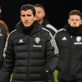 Leeds United's Spanish head coach Javi Gracia arrives for during the English FA Cup fifth round football match between Fulham and Leeds United at Craven Cottage in Fulham, west London on February 28, 2023. (Photo by GLYN KIRK/AFP via Getty Images)