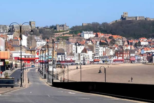 Pictured Scarborough's South Bay where people are advised against swimming
