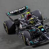 Mercedes' British driver Lewis Hamilton drives during the second practice session ahead of the 2023 Saudi Arabia Formula One (Picture: GIUSEPPE CACACE/AFP via Getty Images)