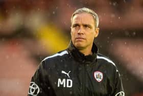 Barnsley head coach Michael Duff, who have left the club after a year in charge to join Championship outfit Swansea City. Picture: Bruce Rollinson.