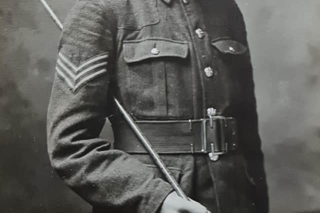 Sergeant John Edmund Robinson in 1915.
