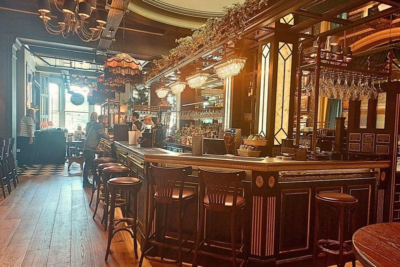 One of two bars in the inn.