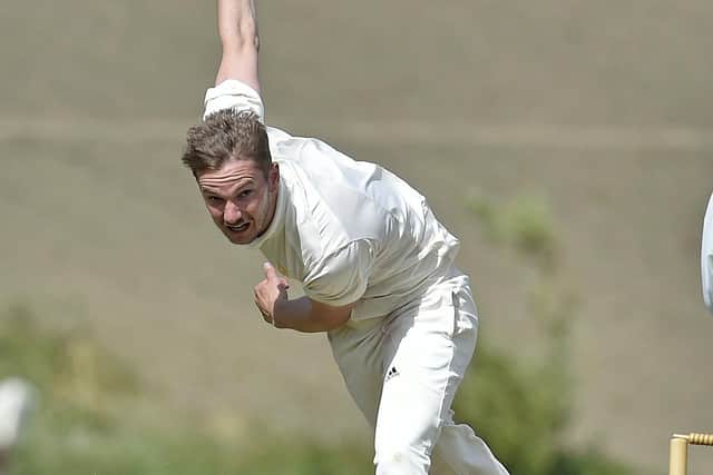 Rawdon and bowler George Myers are champions of the Aire & Wharfe League.