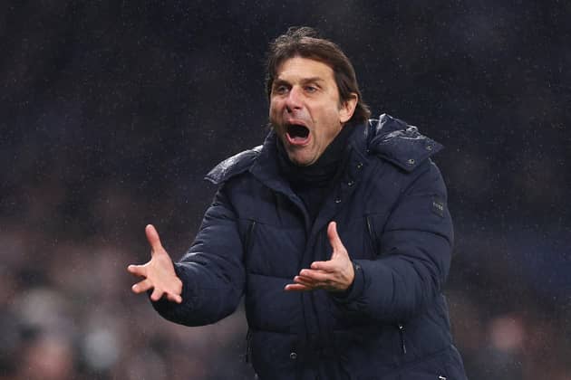 Antonio Conte, Manager of Tottenham Hotspur, reacts during the UEFA Champions League round of 16 leg two match between Tottenham Hotspur and AC Milan (Picture: Clive Rose/Getty Images)