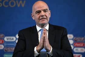 FIFA President Gianni Infantino said: “Of course I am not Qatari, Arab, African, gay, disabled or a migrant worker. But I feel like them because I know what it means to be discriminated against and bullied as a foreigner in a foreign country." PIC: Nick Potts/PA Wire.