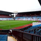 BIRMINGHAM, ENGLAND - JANUARY 08: General view inside the stadium prior to the Emirates FA Cup Third Round match between Aston Villa and Stevenage at Villa Park on January 08, 2023 in Birmingham, England. (Photo by Mark Thompson/Getty Images)