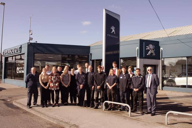 The Peter Ambrose team at their Castleford store.