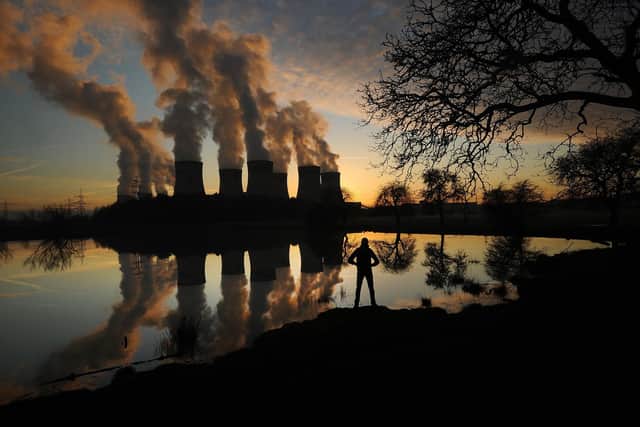 The sunsets at Drax Power Station, near Selby. PIC: Simon Hulme