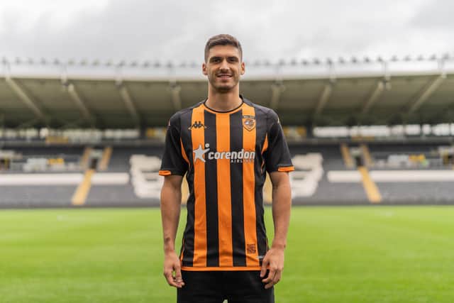 Latest Hull City signing Ruben Vinagre. Picture courtesy of Hull City AFC.