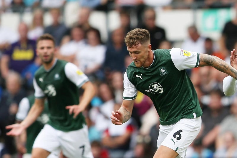 The defender scored Plymouth's only goal as they beat Wycombe 1-0.