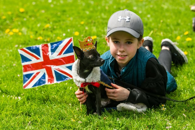 Edith Strangeway, aged nine, of Stillington, with nine-month-old Rosie, a Chihuahua, winner of the Easingwold Coronation Dog Show.