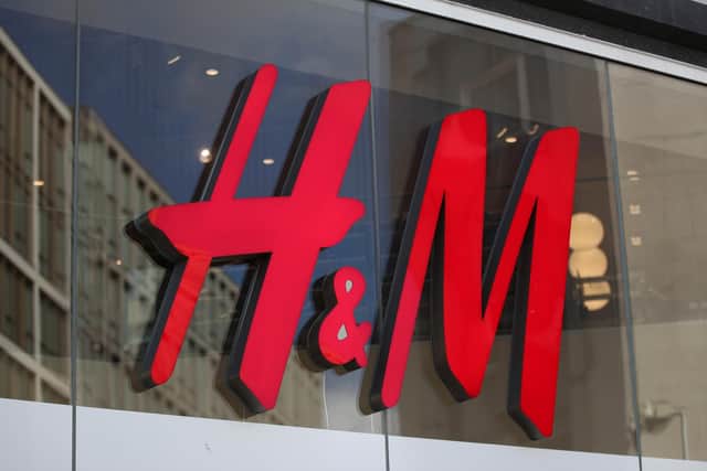 H&M clothes shop in Sheffield, South Yorkhire. Photo Tim Goode/PA Wire.