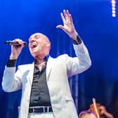 Glen Gregory of Heaven 17 performing at 80s Classical in Millennium Square, Leeds. Picture: Danny Payne