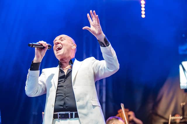 Glen Gregory of Heaven 17 performing at 80s Classical in Millennium Square, Leeds. Picture: Danny Payne