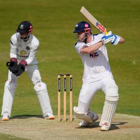 FUTURE PLANS: Yorkshire's Matt Revis, pictured batting against Sussex earlier this year, is looking forward to working more closely with England. Picture by Allan McKenzie/SWpix.com