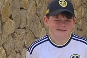 Leeds United fan Jack Caine, 13