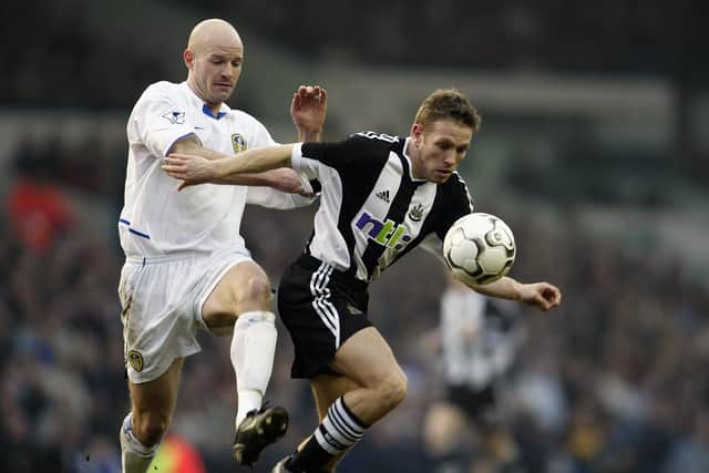 Danny Mills playing for Leeds United back in 2003 (Picture: Clive Rose/Getty Images)