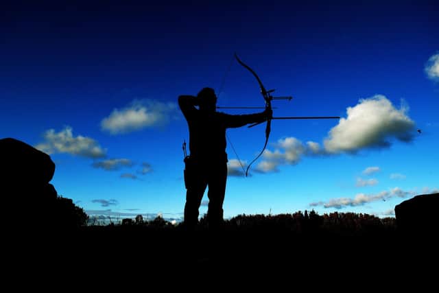 The Valley Bowmen of Huddersfield archery club, which is celebrating it's 60th anniversary.
Pictured Paul McGuire. Picture Jonathan Gawthorpe