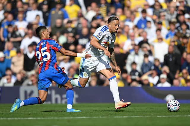 Leeds United forward Noah Okafor.