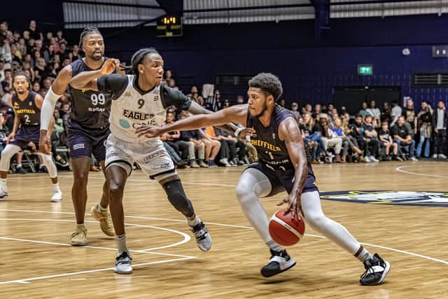 After being away on international duty, RJ Eytle-Rock and the Sheffield Sharks return to British Basketball League action at the Canon Medical Arena on Thursday. (Picture: Tony Johnson)