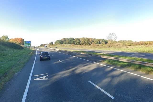 Police are appealing for information following the death of a motorcyclist on the A1M.
