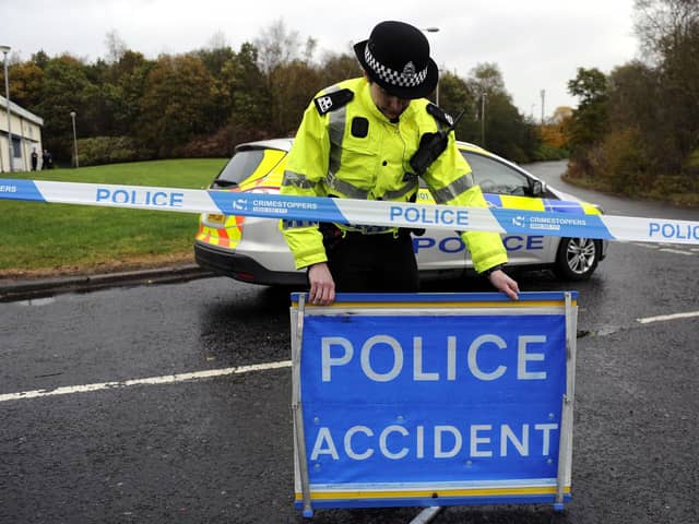 The A1 has been closed northbound due to a crash