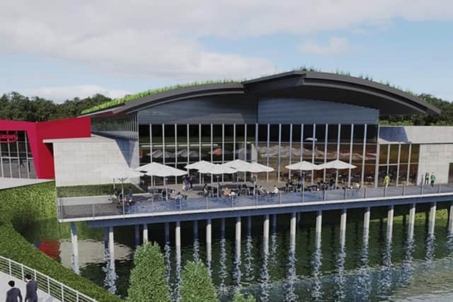An artist's impression of the proposed Catterick MSA.