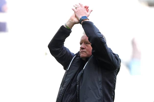 EXPERIENCE: Sheffield United manager Chris Wilder