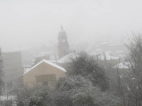Snow continues to fall across Yorkshire