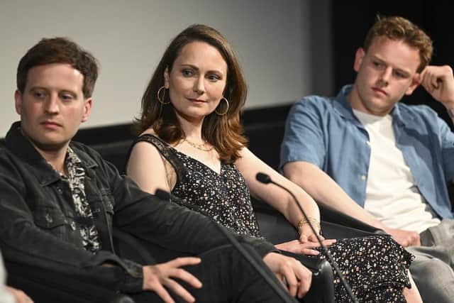 Nicholas Ralph, Anna Madeley and Callum Woodhouse. (Pic credit: Jeff Spicer / Getty Images)