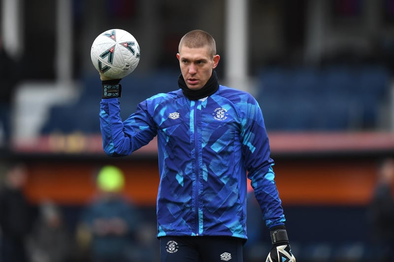 Luton Town's Ethan Horvath has conceded a goal every 107 minutes on average. He has kept 19 clean sheets in 44 appearances.