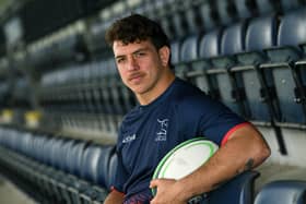 New start: Doncaster Knights player Martin Sigren at Castle Park (Picture: Jonathan Gawthorpe)