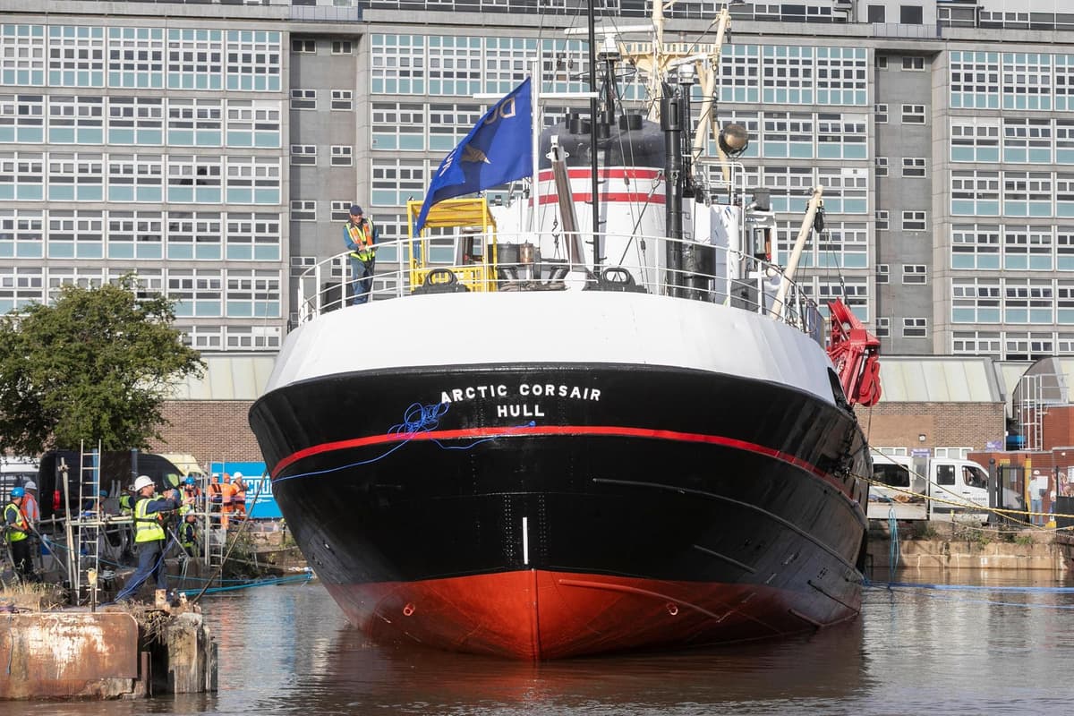 Arctic Corsair: Die schönsten Bilder vom historischen Hull-Trawler auf ...