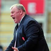 Look who's back: Steve Evans, pictured towards the end of his first spell as Rotherham United manager in 2015, is back at the New York Stadium. (Picture: Tony Johnson)