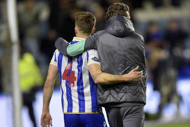 CONFIDENCE: Sheffield Wednesday manager Danny Rohl (right, with Will Vaulks) is good at putting confidence into his players, says Pol Valentin