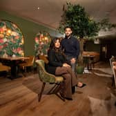 Saeqa Gazi nd husband Nurul Hussain who are opening Eden's Tearoom & Patisserie, in Keighley Road,  Bradford.
19 January 2023.  Picture Bruce Rollinson