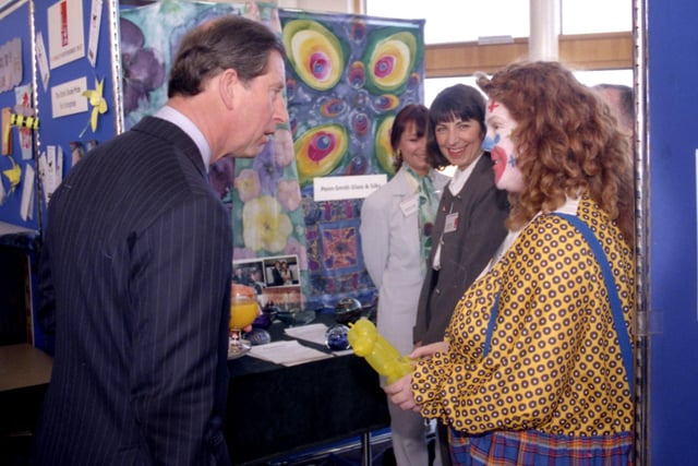 Prince Charles met Cass the Lady Clown in 1996. Cass started off with help from the Prince's Trust.