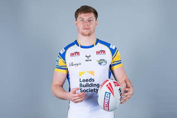 Leeds Rhinos forward Morgan Gannon has been stood down from palying for three months following successive pre-season concussions. Picture by Allan McKenzie/SWpix.com.