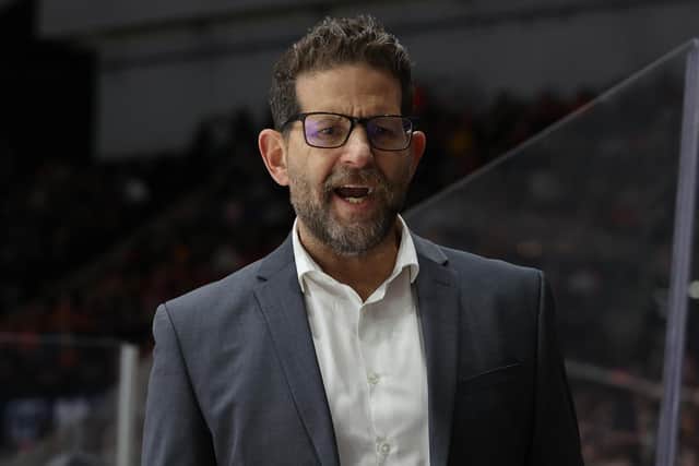 CONSISTENCY: Sheffield Steelers' head coach Aaron Fox believes his team has the beating of anybody in the Elite League - but they need to produce their best more often. Picture: Hayley Roberts/Steelers Media.