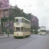 Sheffield Leopold Street SCT 522 at Grand Hotel 1 Aug 1960. Geoff Warnes / Peter Tuffrey collection