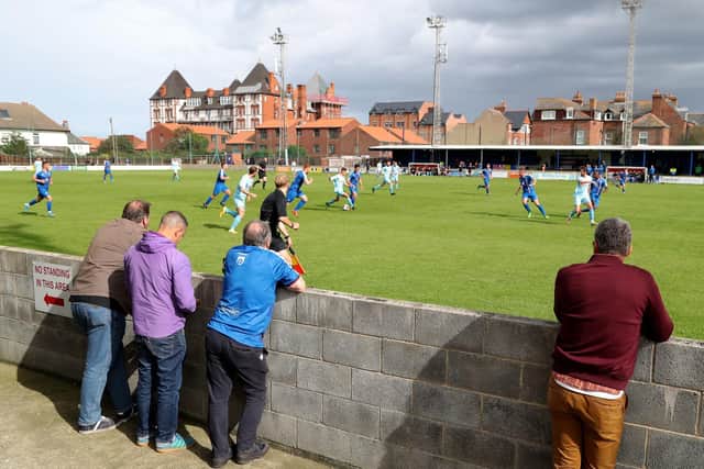A general view as spectators watch a game at Whitby Town's ground. (Picture: Richard Sellers/PA Wire)